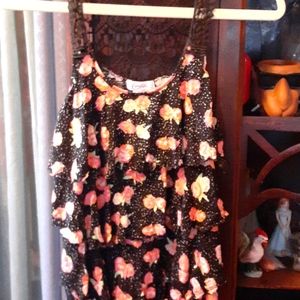 Candies layered tank, sz L